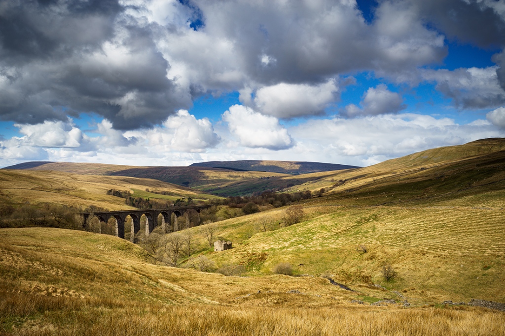 Dent Viaduct in the Yorkshire Dales. Rare perfect conditions for Landscape Photography. Sony A7r + Canon 24-70mm lens. ISO100, f/16.0, 1/60", Tripod and 0.3 ND Grad filter.